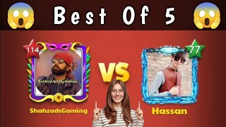 Hassan Vs Shahzads Gaming Top 5  Carrompool  Shahzads Gaming  Carrom Disc Pool  Miniclip [upl. by Monteith]