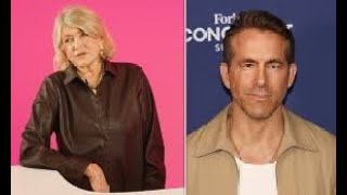 Martha Stewart says her neighbor Ryan Reynolds isnt funny in real life Hes very serious [upl. by Novyat]