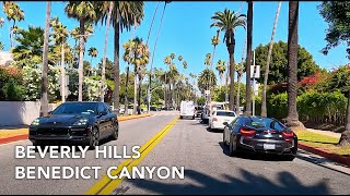 Driving Beverly Hills Benedict Canyon [upl. by Arakaj]