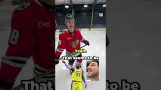 Skating a lap with Connor Bedard of the Chicago Blackhawks [upl. by Gerge517]