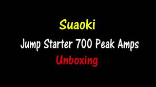 Suaoki Jump Starter 700 Unboxing [upl. by Spense236]