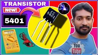 CC5401 HOW TO CHECK TRANSISTOR 5401 WITH MULTIMETER  TRANSISTOR 5401 TESTING IN HINDI 5401 🆕✔️⚡💡 [upl. by Bough]