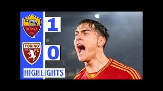 All Goals amp Highlight l 10 As Roma vs Torino l Football Highlights [upl. by Eelnayr]