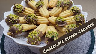 Chocolate Dipped Cookies [upl. by Rauch367]