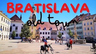 Bratislava Walking Tour  Old Town Bratislava  Slovakia [upl. by Aisereht]