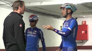 NIBALI amp GLI AZZURRI SI ALLENANO A PONFERRADA 2014 [upl. by Nnaid]