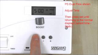 Sangamo PS Dual amp PS Dual Flexi  Adjust Time [upl. by Ner]