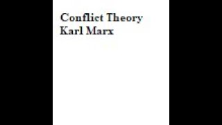 SFL 8 CONFLICT THEORY  tHEORY 4 [upl. by Boothman]