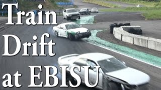 Jumping Train drift at EBISU MINAMI みんなで数珠繋ぎ！？ [upl. by Koffler]