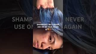 THE WORST SHAMPOOS FOR DRY amp DAMAGED HAIR 🥲👎 shampoo haircare haircaretips damagedhair [upl. by Aribold]