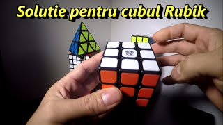 Solutie cubul Rubik 3x3x3 pentru incepatori rubik cubulrubik rezolvarecubulrubik [upl. by Socin]