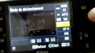 Navigation rapide pour utiliser les options de votre Nikon D3200 [upl. by Ettennaj]