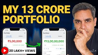 Building a Diversified Portfolio My 13 Crore Journey  Investing for Beginners 2023  Warikoo Hindi [upl. by Costanzia]