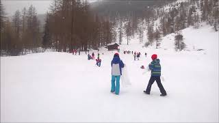 Dag 1 van de SIMABU sneeuwklassen 2018 in Zinal [upl. by Ennailuj376]