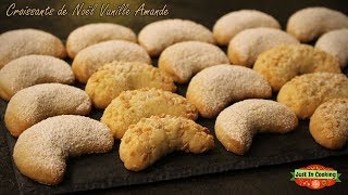 ❅ Recette des Croissants de Noël Vanille Amande❅ [upl. by Hehre34]