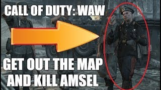 Out of the map in Vendetta and kill Amsel  Call of Duty World at War [upl. by Ahsinrac]