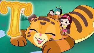 Letter T  Olive and the Rhyme Rescue Crew  Learn ABC  Sing Nursery Songs [upl. by Maiah]