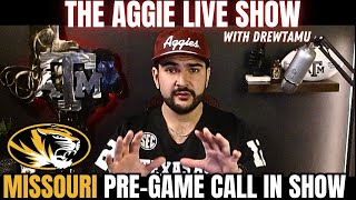 AampM VS Missouri Pregame Call In Show 2024  The Aggie Live Show With Drewtamu [upl. by Ursulette364]