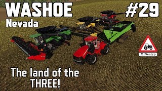 WASHOE Nevada 29 The land of the THREE Farming Simulator 19 PS4 Lets Play [upl. by Tirrag]