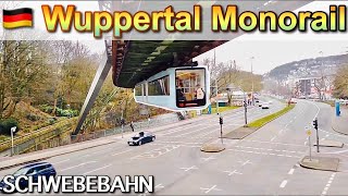 4K Suspension Railway in Wuppertal Germany Schwebebahn [upl. by Asila48]