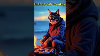 Litten so monkey 💔💔 subscribe monkeysseenthroughoureyes comedyvideos funny monkeyseemonkeydoodo [upl. by Gilba]