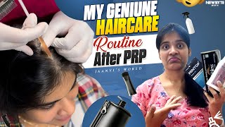 My Hair Care Routine After PRP Treatment  Tips for Healthy Hair Growth haircare hair [upl. by Locke632]