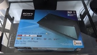 Sony BDPS5100 3D Bluray Media Player Unboxing [upl. by Madea378]