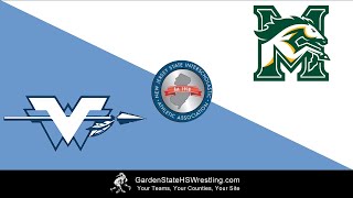 Montville vs Wayne Valley Varsity Boys Wrestling NJSIAA North 1 Group 3 Sectional Final [upl. by Mcquade]