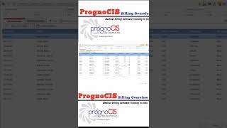 PrognoCIS software billing overview in medical billing PrognoCIS billing [upl. by Atinihc]