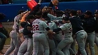 1987 ALCS Gm5 Twins win AL pennant [upl. by Olivette]