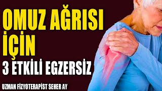 OMUZ AĞRISI İÇİN 3 EGZERSİZ aktifizyo omuzağrısı boyunağrısı [upl. by Valentina]