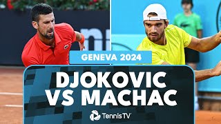 Novak Djokovic vs Tomas Machac Highlights  Geneva 2024 SemiFinal [upl. by Ydassac]