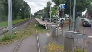 Führerstandsmitfahrt U 79 Duisburg Kesselsberg  Düsseldorf Hauptbahnhof [upl. by Asilej]