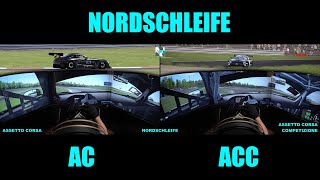 ACACC  Nordschleife  AC amp ACC side by side [upl. by Thorn]