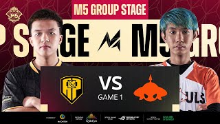 ID M5 Group Stage Hari 1  AP BREN VS BURMESE GHOULS  GAME 1 [upl. by Alyat]