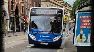 🚍Nice Stagecoach East Midlands 22758 FX09 DBV MAN E300 on Service 1 220724 [upl. by Ellmyer]