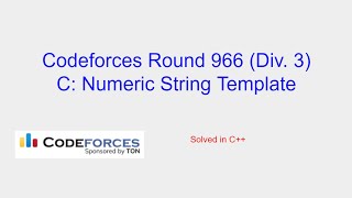 Numeric String Template  Codeforces Round 966 Div 3 Problem C Solution [upl. by Elie]