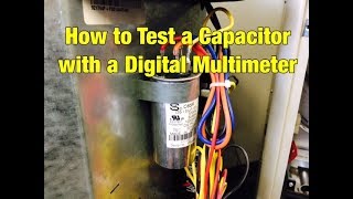 How to Test a Capacitor with a Digital Multimeter video  Capacitor Booster Install  Hard Start Kit [upl. by Eniamart376]