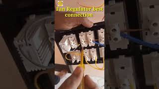 Fan regulator connection best idea mmtechnical youtubeshorts fans shortvideo fanregulator [upl. by Eitten]