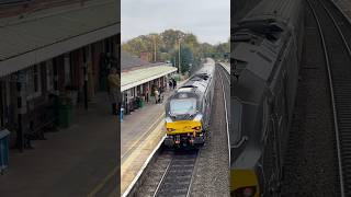 Here is Chiltern Railways 68015 thrashing out of Dorridge [upl. by Maryanna875]