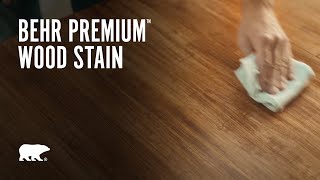 BEHR® Paint Appreciation ft BEHR PREMIUM™ Wood Stain [upl. by Philipps]