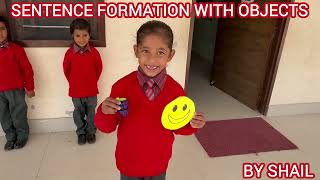 SENTENCE FORMATION WITH OBJECTS [upl. by Yrrac]