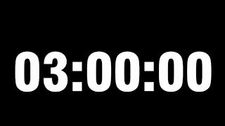 3 SAAT POMODORO  3 SAAT GERİ SAYIM SAYACI  3 HOURS [upl. by Pani509]