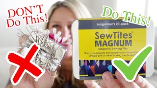 Sew Tites Magnums Review How to Load Your Longarm [upl. by Oralle]