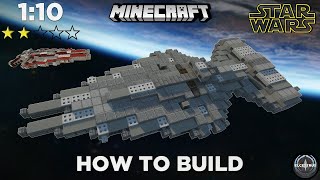 Imperial Arquitensclass Command Cruiser  Minecraft Star Wars Tutorial [upl. by Hum]