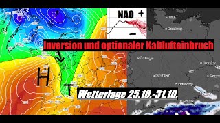 Interessante Ideen Nach Inversion ein Kaltlufteinbruch  Wetterlage 251031102024  Glaskugel [upl. by Dawson]