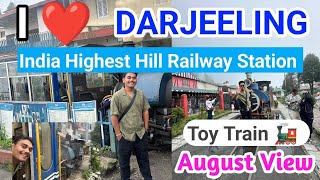 Darjeeling August Views  Darjeeling Train  Darjeeling Steam Engine  India Highest Hill Railway [upl. by Ybsorc]