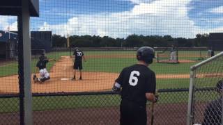 Yankees James Kaprielian throwing 92016 [upl. by Costanza]