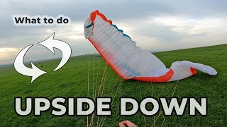 What to do when your paraglider goes UPSIDE DOWN [upl. by Naashar660]