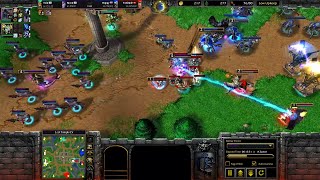 Warcraft III Ancient of Wonders Cup 2023 Nov30 HappyUFortitudeH V SoinOMoonN Game 2 Lost Tem [upl. by Airtemed]